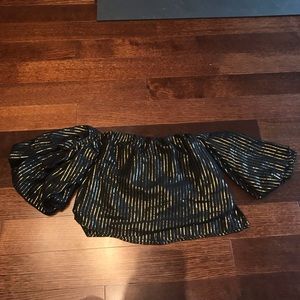 Zara off the shoulder blouse